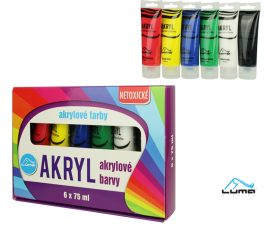 Farby  akrylové  sada LUMA 6 farieb 75ml