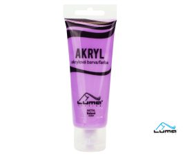 Farby akrylové 75ml,  METAL fialová LUMA