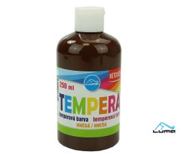 Farby temperové LUMA 250ml hnedá