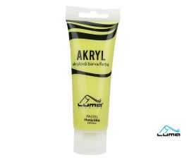 Farby akrylové 75ml,  PASTEL žltá LUMA