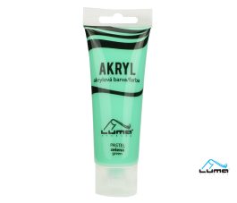 Farby akrylové 75ml,  PASTEL zelená LUMA